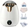 Generic Mini lavatrice a luce blu, lavatrice da 13l con cestello a centrifuga, funzionamento con un solo pulsante, tastiera impermeabile, 2 modalità di lavaggio per biancheria intima, calzini, asciugam white