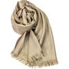 MAPIMANIA - Stola Elegante Donna Oro Scuro-Oro per Cerimonia e Matrimonio - Scialle Estivo in Seta 195x90 cm, Coprispalle per Abito da Sera