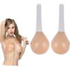 ANSAIR Invisilift Reggiseno, Reggiseno Invisibile Auto Adesivo Nascondi Push Up Reggiseno, Reggiseno Adesivo Riutilizzabile In Silicone, Reggiseno Appiccicoso Senza Schienale Senza Spalline A V Profonda for