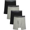 Fruit of the Loom No Ride Up Boxer Brief Intimo Uomo (Pacco da 5)