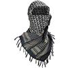 Luxns - Sciarpa tattica militare da deserto, kefiah in 100% cotone, per uomini e donne, taglia unica