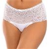 Playtex Slip Midi Criss Cross Femminile Morbido e Confortevole Donna x1, Bianco, 3/M