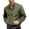 TOSHIKII Giacca Casual in camoscio Finto da Uomo Vintage Suede Varsity Giacca Leggera in camoscio Bomber Giacche