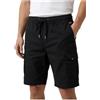 NORWAY NAUTICAL SCHOOL Bermuda Uomo Cotone - Bermuda Uomo Cargo con Tasche (IT, Numero, 52, Regular, Regular, 858527 Black)