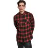 Urban Classics Hemd Checked Flanell Shirt 6 Camicia, Multicolore (Black/Red), L Uomo