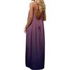 uxxnjfg Caftano Donna Lunga Vestito Lungo Donna Elegante Sexy Vestito Lungo Estivo Elegante Vestiti Estivi Lunghi Abbigliamento Abito da Mare Taglie Forti Infinity Dress Viola Scuro L