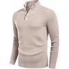 COOFANDY Pullover lavorato a maglia da uomo con collo a lupetto