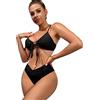 TTPSRY Costume Donna Due Pezzi Bikini Set Triangolo con Laccetti Vita Alta Costumi Mare Elegante Bikiniset Contenitivo Modellante Tankini Nuoto Spiaggia Piscina No Segno Abbronzatura