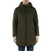 CIESSE PIUMINI Giubbino Donna Hoody Reversible Coat Verde militare KALIE 2.0 Taglia 42 IT