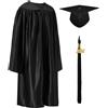 GraduatePro Bambini 2026 Cappello LaureaScuola Materna Prescolastico Costumi per la laurea Unisex 12 colori