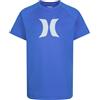 Hurley Maglietta da Ragazzo Dri-Fit One And Only Graphic (Little Kids), Santiago Blu/Icona, 3 Anni