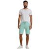 Geographical Norway Ponakry Men Bermuda Uomo Shorts Cotone Poliestere Vita Elastica Coulisse Bicolore Tasche Laterali Posteriori Stampa Casual Estate Comodo Leggero (Menta XL)