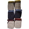 Navigare Boxer Uomo Fantasia e in Cotone qualità E Materiali Garantiti da Un Marchio Leader nel Settore Confezione da 6 PZ (M, 1037 Grigio Nero Navy)