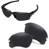 AOZAN Lenti di ricambio ANSI Z87.1 compatibili con gli occhiali da sole Oakley Flak Draft OO9364, Onice Nero - Polarizzato, Taglia unica