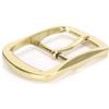 HERCHR Anticato Fibbie da cintura con ardiglione, 40 mm uso intensivo solida ottone Fibbia Cintura Uomo (#3)