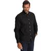 JP 1880 Camicia dalla vestibilità Moderna in Misto Lino con Maniche Lunghe e Colletto Button-Down 782629