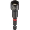 QUARKZMAN Bussole per Avvitatore 10mm Metriche Attacco Esagonale 1/4 Magnetici a 6 Punte Lunghe da 3 (65mm) Chiavi a Bussola Cambio Rapido Acciaio CR-V Fosfatato per Avvitatori, Nero