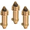 MroMax - Set di 3 viti di ricambio per lavabo e lavandino, diametro 53 mm