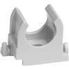 SOMA Clip per tubi in plastica, grigio, 8 mm, 20 pezzi, morsetto per tubi, resistente ai raggi UV