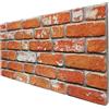 Signorbit Pannello finto Mattone in EPS Resinato Misura 100x50 cm Spessore 2 Cm - MATTONCINO CLASSIC - RETAIL BOX da 10 pannelli (sviluppano 5 MQ)