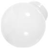 UTHCLO Bianco Paralume Sferico da 6,8cm in Acrilico Apertura Filettata | Lampioni da Giardino e Appliques, Protegge la Luce da Pioggia, Pezzo Singolo, Finitura Opaca