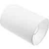 UTHCLO Paralume Lampadine E27 40cm Diametro in Lino e Ferro Bianco Decorativo Adatto a Lampada da Tavolo e Piantana