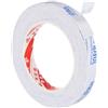 PATIKIL 5m/16.4ft Sigillatura Schiuma Nastro, 15mm Largo 1mm Spesso Singolo Paraspifferi Gommapiuma Guarnizione Porta Striscia per Mobili per Isolamento Tubi Finestre, Bianco