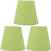 MINGZHE 3pcs Paralume Moderno in Tessuto Paralume Portatile Paralume in Tessuto Colorato Tipo E14 Paralumi in Tessuto per Lampade da Tavolo Lampade da Terra, Paralume per Comodino(Verde pisello)