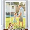 FYHDSH Tenda Zanzariera Magnetica per Porta, Apertura Laterale Tenda con Calamita Zanzariere Magnetiche per Porta Scorrevole Balcone Patio,90x200cm, Bianco-B