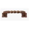 effedielle Maniglione forgiato finitura ruggine per porta, portone ∅ 16x210 mm. completo di viti di fissaggio FA786