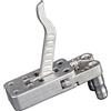 Eshylala - Dispositivo di rilascio per fionda in acciaio inox, accessorio fai da te per catapulta grilletto di tiro, per pesci, freccette, accessori per ruota di pesce argento