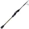 ALCEDO ITALIAN PRIDE ALCEDO Traveller Tele Spin Canna da Spinning Telescopica da Viaggio in Carbonio a 5 Sezioni, Azione Fast, Anelli LTS SIC Antigroviglio, ingombro 49 cm (2.05 MT - 5-20 GR)