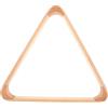 DEARMAMY 2 Pezzi Triangolo da Biliardo in Legno Massello Design Elegante e Superficie Resistente, Supporto per Palline Facile da Trasportare per Sale da Biliardo Professionali