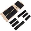 MAGICLULU Allenatore di Stabilità a Gamba Singola in Legno Leggero Materiale Antiscivolo Beige Multifunzionale per Studi e Casa