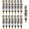 REQAG 15 Pezzi Valvola Nucleo Valvole Presta Valvole Universale Nucleo Valvola Pneumatico per Tubeless Road Bike(26 * 5mm)