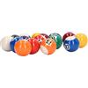 Fabater Mini Palle da Biliardo, Set di Palline da Biliardo in Resina da 32 Mm Set di Palline da con Equilibrio di Rotondità Professionale con 16 Pezzi Inclusa Stecca per Sale Giochi Bar Sport Tempo