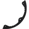 Garneck Striscia Paraurti Curva per Snowboard e Skateboard in Pbt Nero Protezione da Impatto e Installazione Facile per Sport Invernali