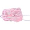 Gadpiparty Zaino Trasparente in Pvc con Design Compatto e Comfort Ottimale per Eventi Sportivi e Uso Quotidiano