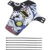 Alasum Parafango per Bici da Strada e Mountain Bike in Plastica Pp Nero, Resistente a Usura e Deformazioni, Design Creativo, Protezione Ruota e Telaio per Ciclismo Outdoor