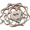 Glewi Regolabile Caccia Gear Strap 7ft PU Leather Webbing per la Sella Caccia Albero Stand Accessori Loop