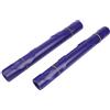 Sawhamale Slitta da neve resistente, grande, per adulti, 137 x 42 cm, in plastica flessibile, per neve, sci, ghiaccio, divertimento, blu (137 cm, blu, 2 pezzi)