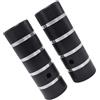 Generic Poggiapiedi per uso di ricambio, in lega di alluminio, zigrinati, 110 x 38 mm, guida filettata 3/8 x 26T, per bicicletta, BMX, ciclismo, equitazione, riparazione bici, impugnatura zigrinata filettata