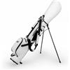 Baoblaze Carrier Borsa da Golf Compatta Sacca Portatile Supporto Tracolla Materiale Nylon Impermeabile Adatta a Uscita Veloce Riscaldamento Pre Gara Giri di Prova, Bianco