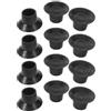 WESIEVYA Set 12 Pezzi Tappetini Antiscivolo e Silenziosi per Gambe Trampolino in Gomma Resistente all'Usura per Uso Indoor Palestra