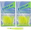 PRO FILSTAR 20 pezzi di Polpi Luminosi SHIRASU 5cm - Esca Artificiale | Glitter Chartreuse - Esca di Gomma - Sabiki Rig - Aringhe Sgombro Calamari - Esche da Pesca - Acqua Salata - Fishing Set