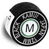 Kamui Black Laminated Pool Billiard Cue Tip - 1 Pezzo (Medio, 12 mm)