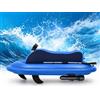 xueqiaolian1006 Barca familiare gonfiabile in PVC for sci d'acqua for 3 persone | Unisce la comodità di un gommone all'emozione di una moto d'acqua.
