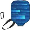 InOmak Programmatore Code Blue, Custodia Sportiva per Racchetta da Pickleball; Compatibile con Tutte Le Forme e Dimensioni di Racchetta.