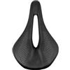 Generico Sella leggera in fibra di carbonio, sedile da corsa ampio e confortevole for triathlon in mountain bike strada, taglia 143/155 for adulti(POWER-155mm)
