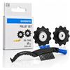 maxxi4you Shimano DURA-ACE RD-7900 - Set di ruote del cambio a 10 velocità, con spazzola per catena per bicicletta